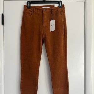 Cello pants, size 3(juniors), an orange brown color, never worn, NWT, corduroy